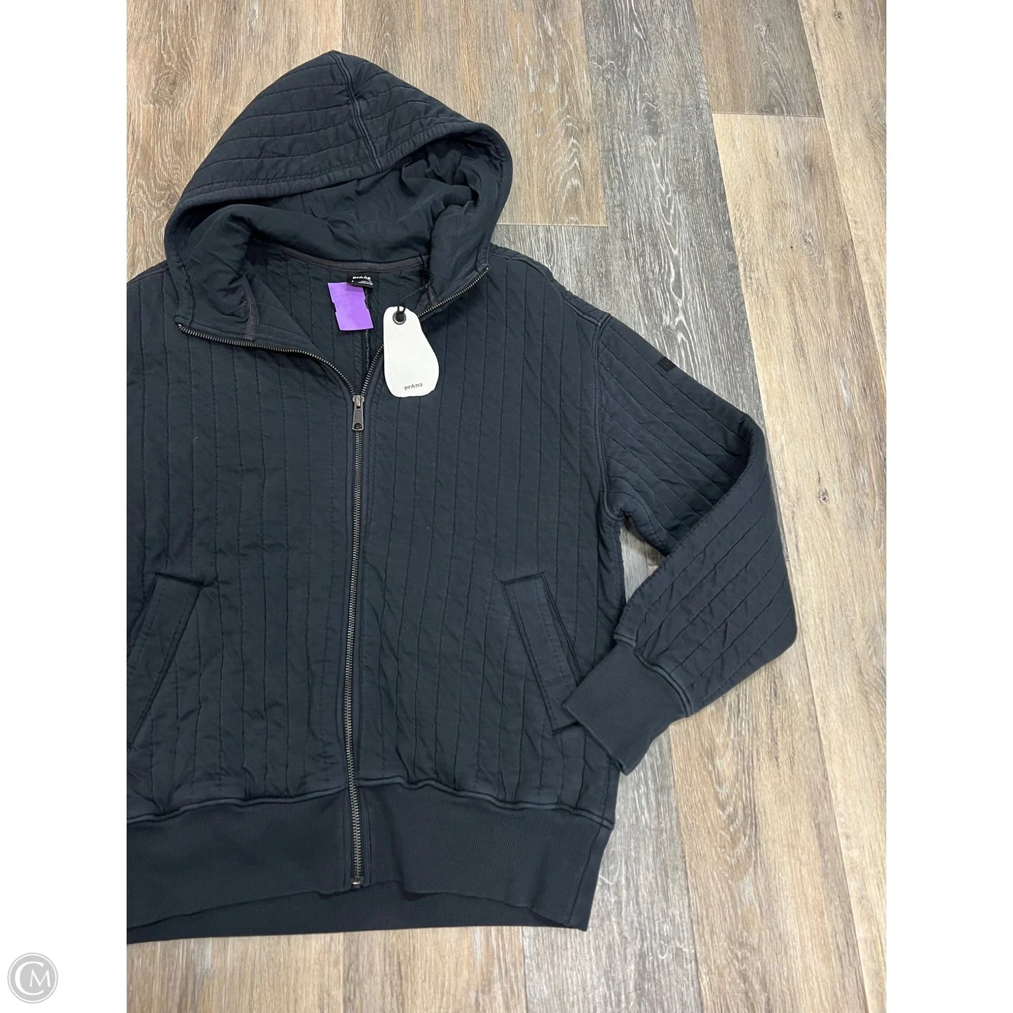 Sweatshirt Hoodie By Prana In Black, Size: S