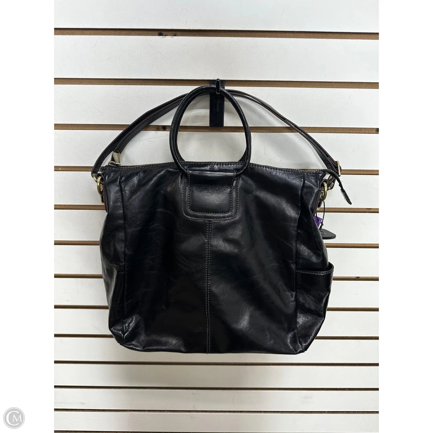 Handbag Leather By Hobo Intl, Size: Large