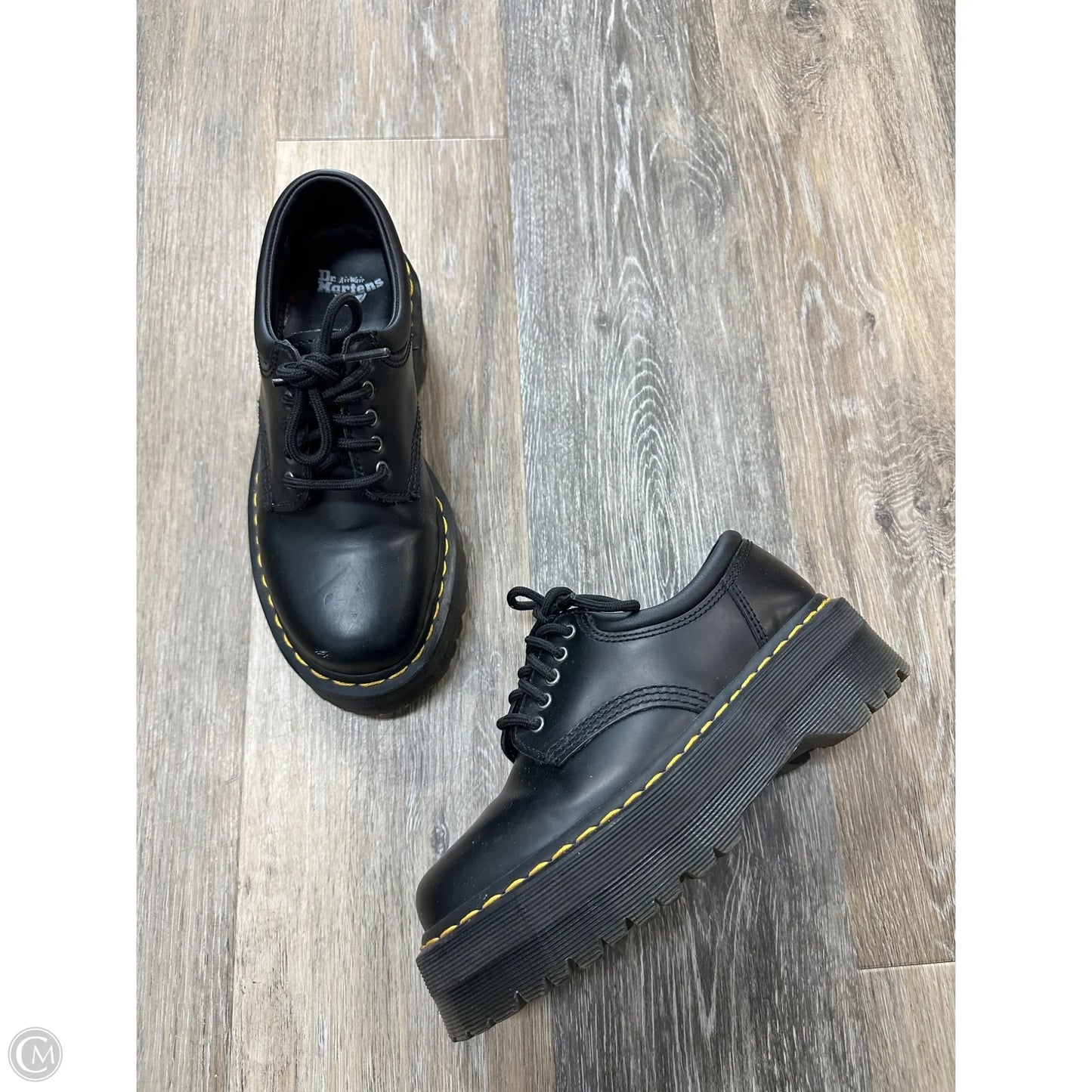 Shoes Heels Platform By Dr Martens In Black, Size: 6