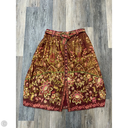 Skirt Maxi By Farm Rio In Red, Size: L