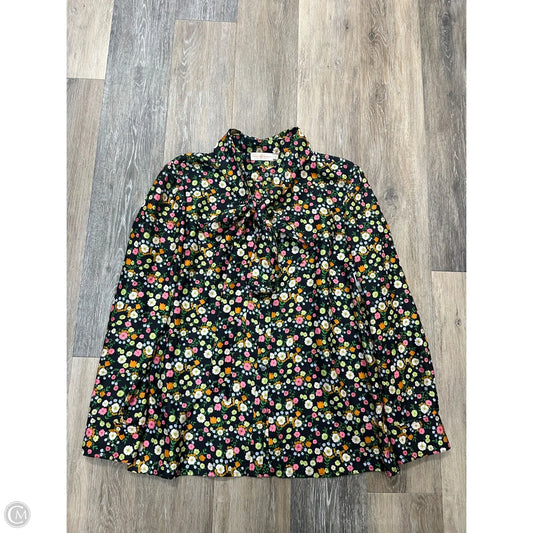 Blouse Designer By Tory Burch In Floral Print, Size: 14
