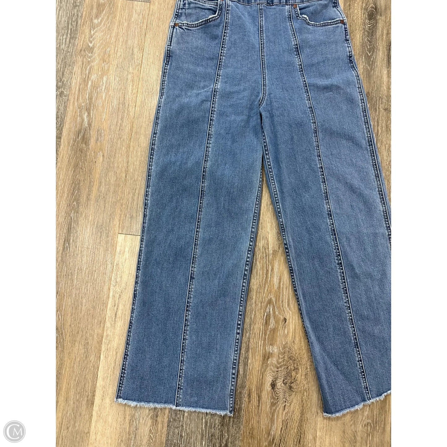 Jumpsuit By Wrangler In Blue Denim, Size: 4