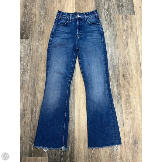 Jeans Cropped By Mother In Blue Denim, Size: 0p/24
