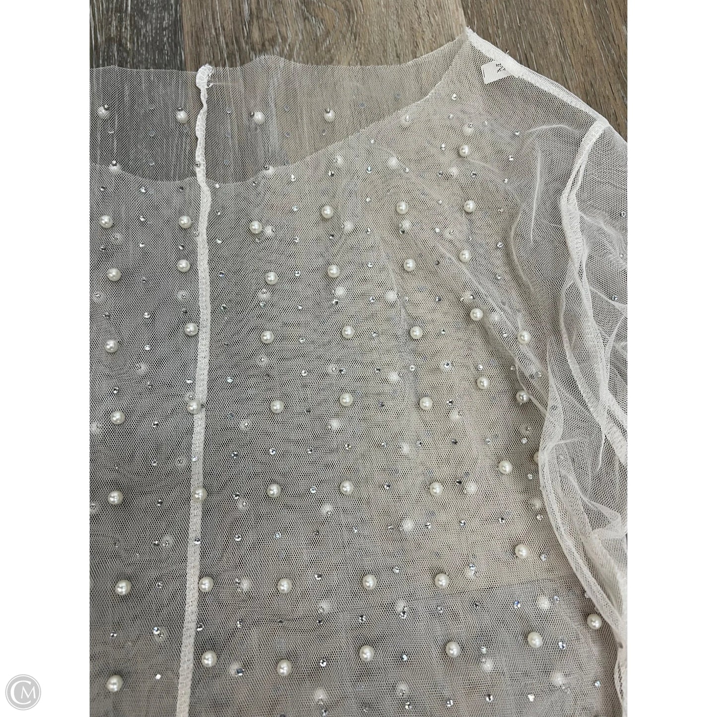 Dress Casual Maxi By Cmc In White, Size: L