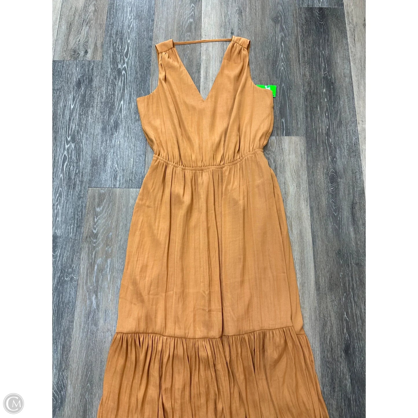 Dress Casual Maxi By Banana Republic In Orange, Size: S Tall