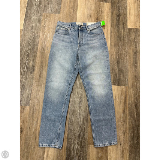 Jeans Straight By Everlane In Blue Denim, Size: 6