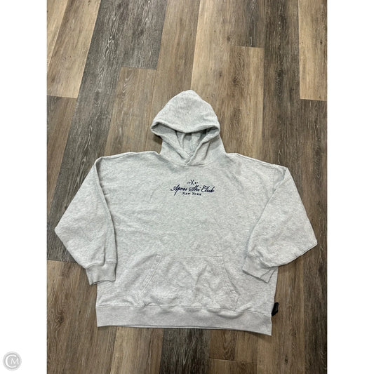 Sweatshirt Hoodie By Hollister In Grey, Size: L