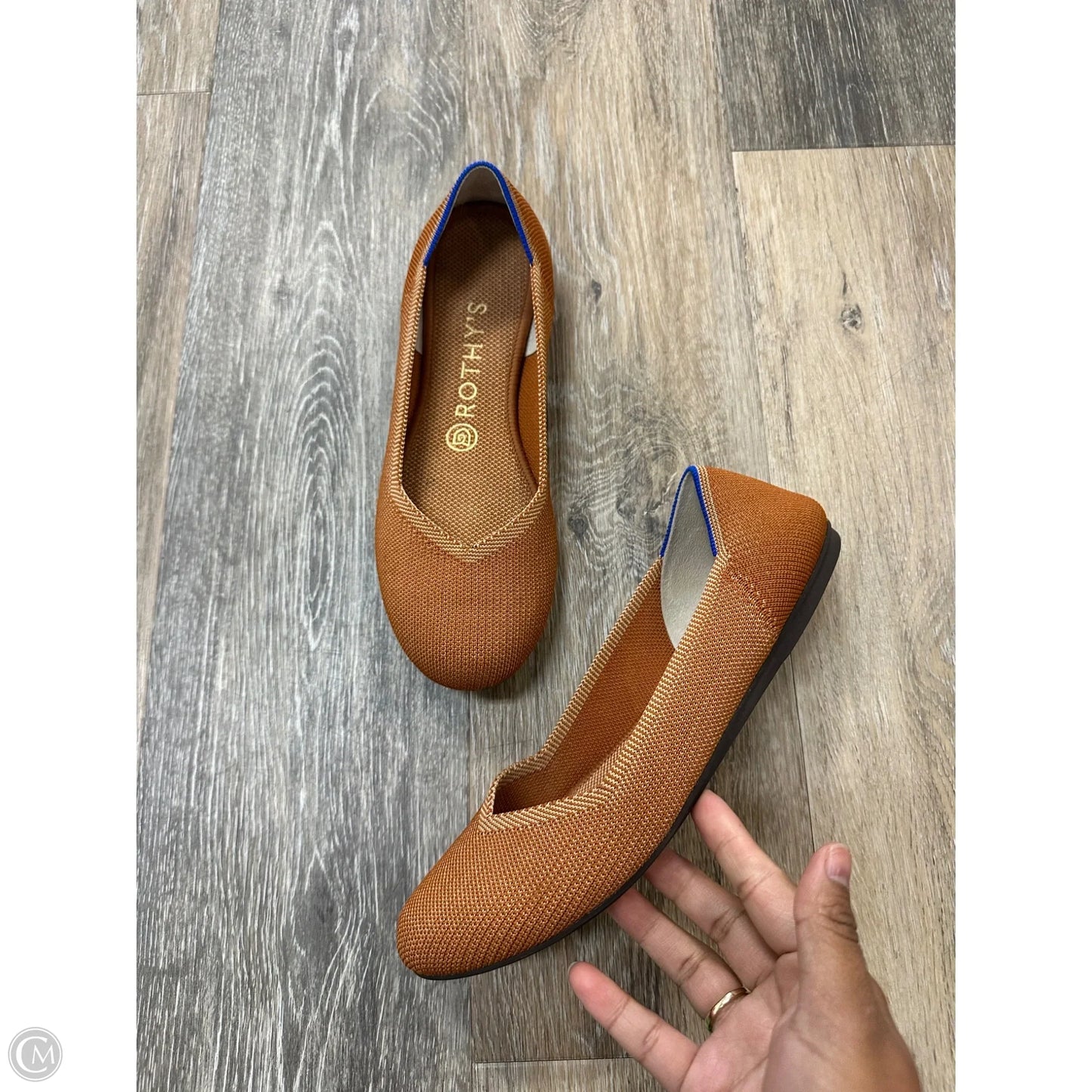 Sandals Flats By Rothys In Orange, Size: 8