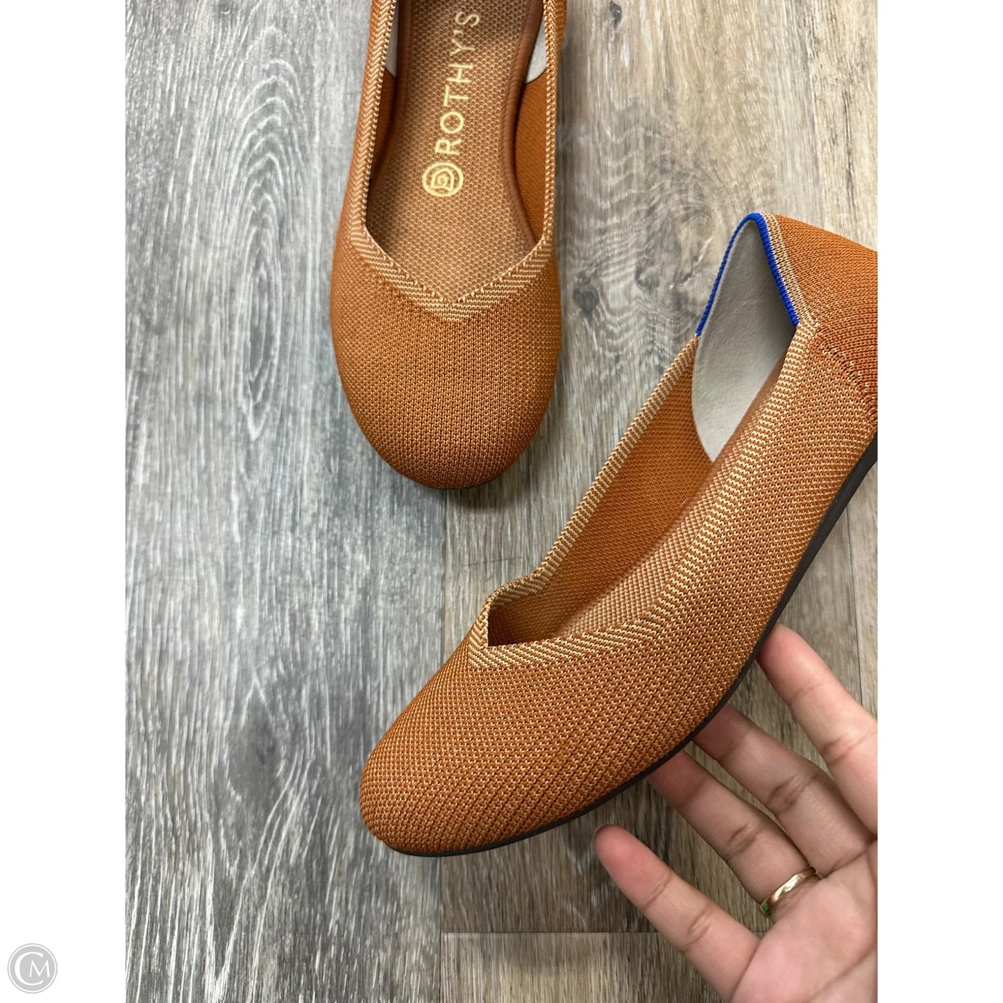 Sandals Flats By Rothys In Orange, Size: 8