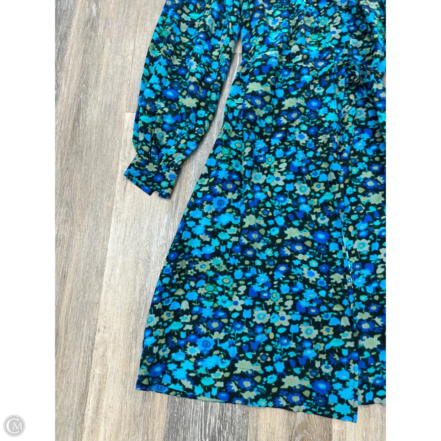 Dress Casual Midi By Ganni In Blue, Size: 6