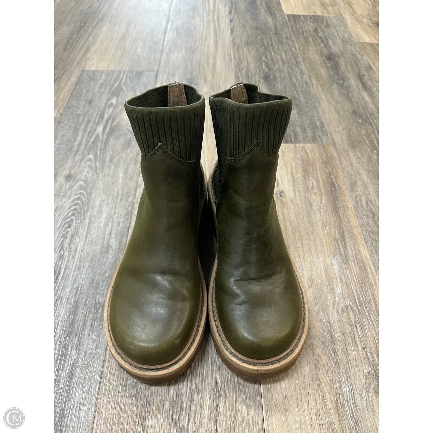 Boots Combat By Kelsi Dagger In Green, Size: 6