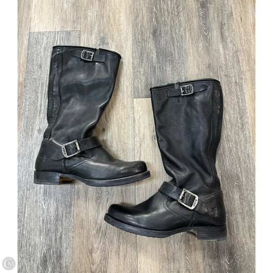 Boots Designer By Frye In Black, Size: 8
