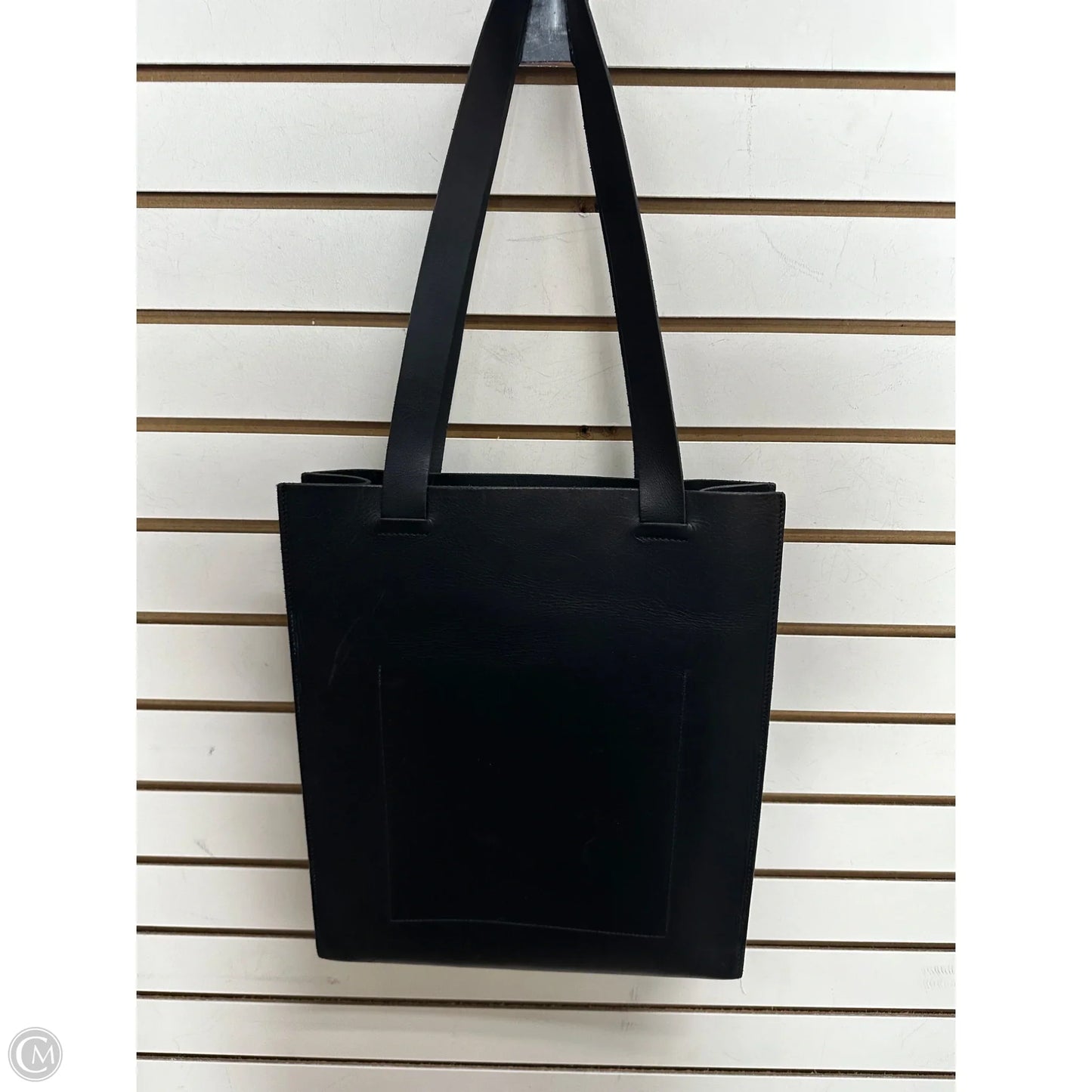 -Tote Leather By Eileen Fisher, Size: Large