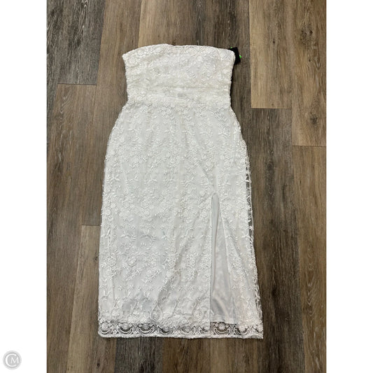 Dress Party Long By Lulus In White, Size: Xl