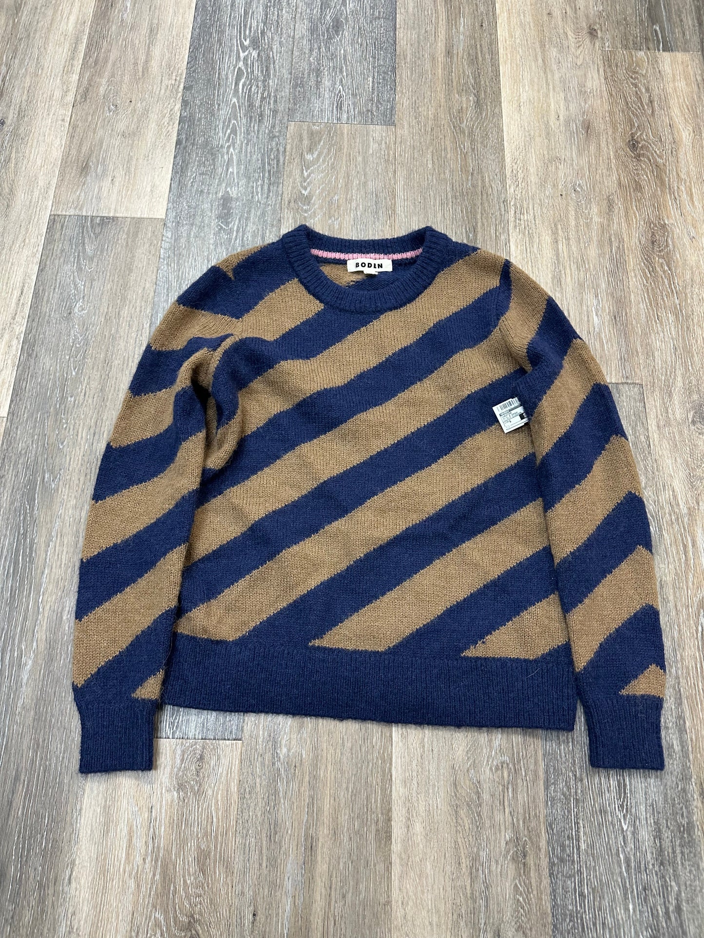 Sweater By Boden In Blue & Brown, Size: S