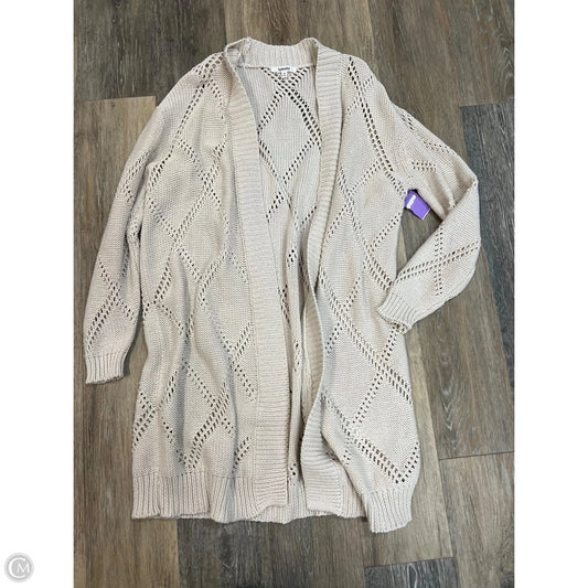 Sweater Cardigan By Splendid In Cream, Size: Xs