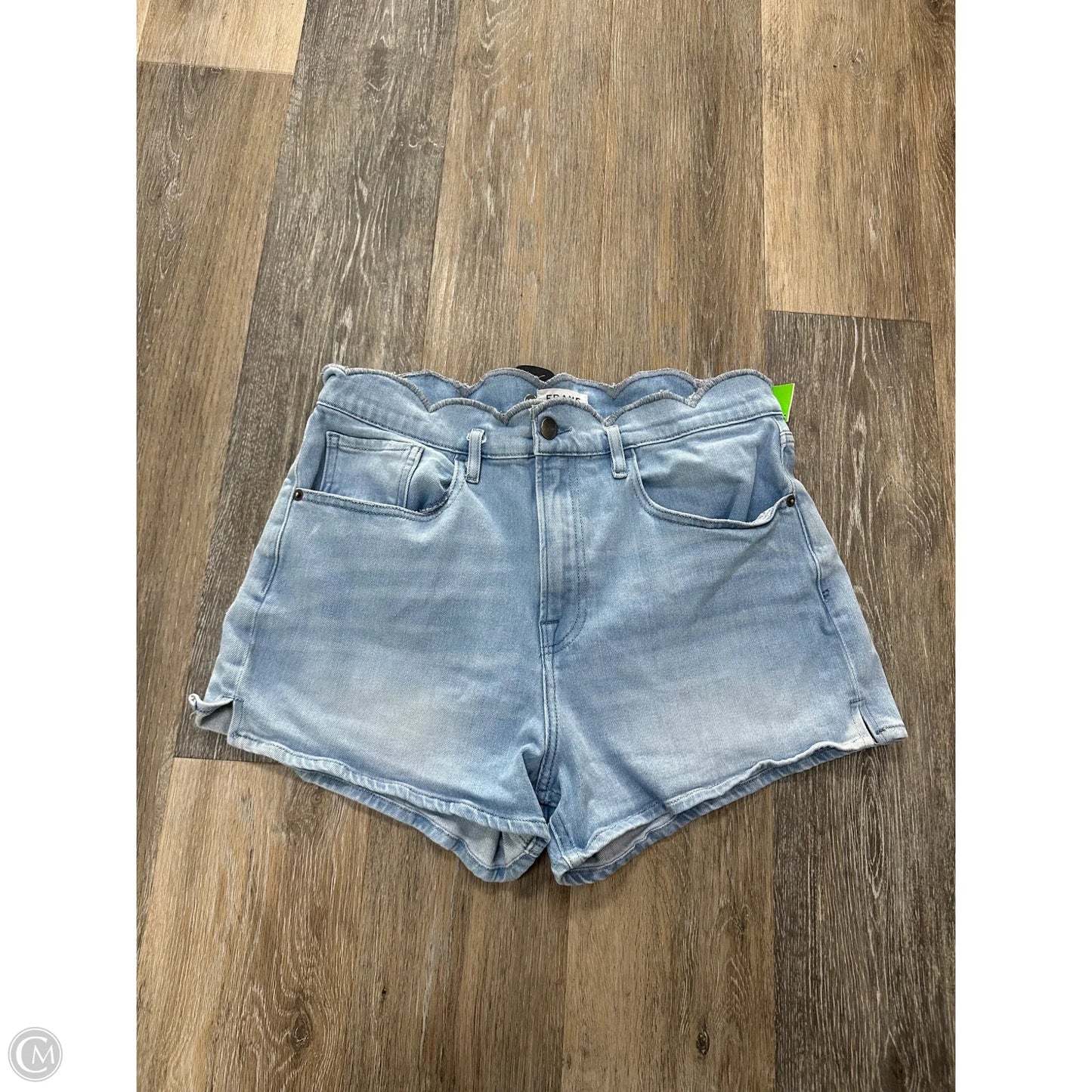 Shorts By Frame In Blue Denim, Size: 10/30