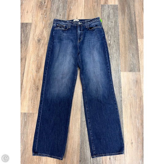 Jeans Straight Designer By L Agence In Blue Denim, Size: 10/30