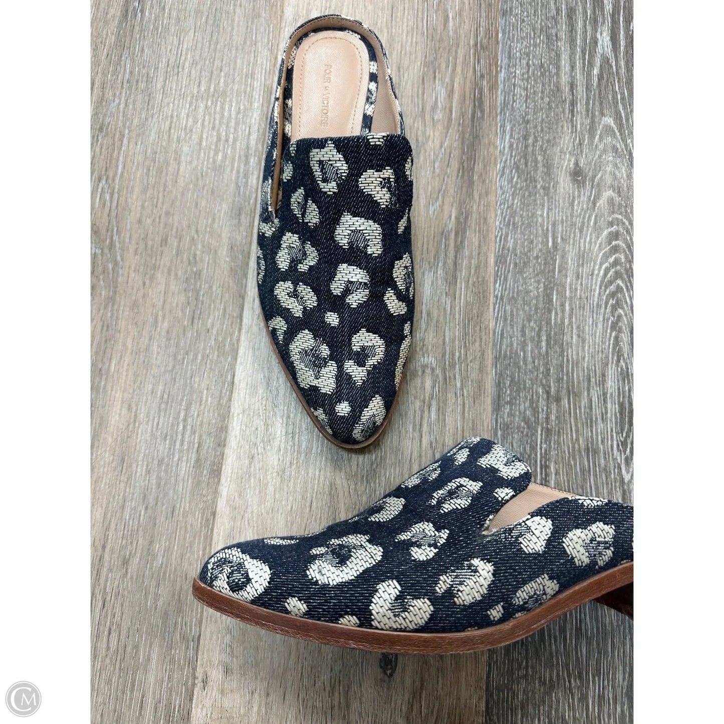 Shoes Flats By French Door In Blue, Size: 7.5