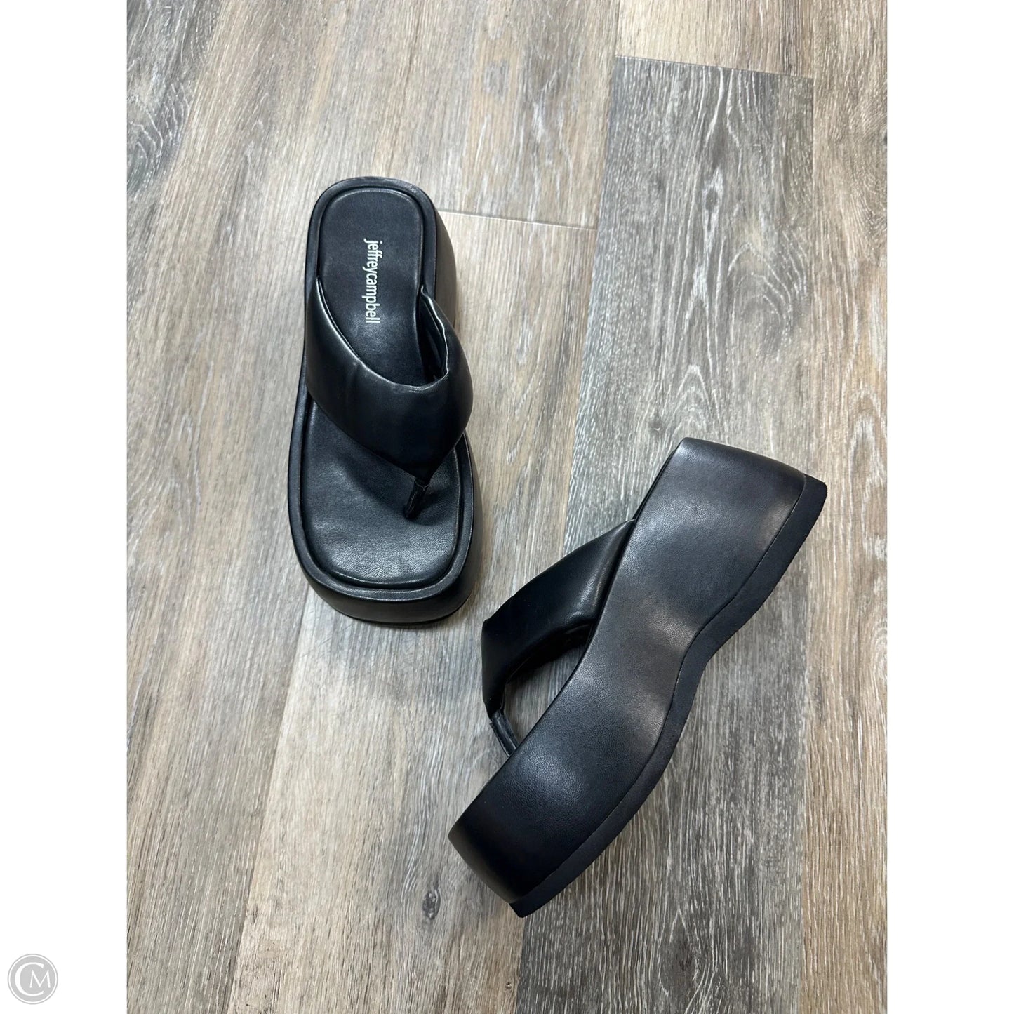 Sandals Heels Platform By Jeffery Campbell In Black, Size: 7