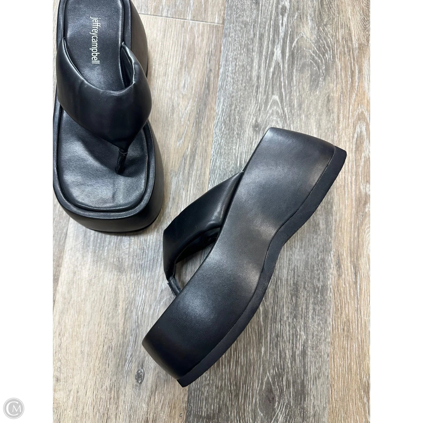 Sandals Heels Platform By Jeffery Campbell In Black, Size: 7