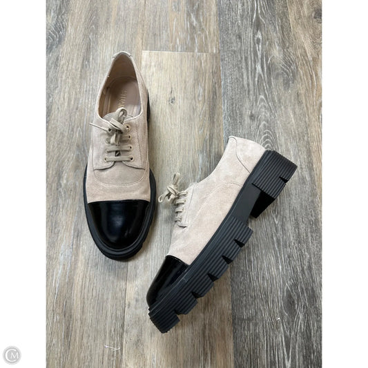 Shoes Designer By Stuart Weitzman In Black & Brown, Size: 9.5