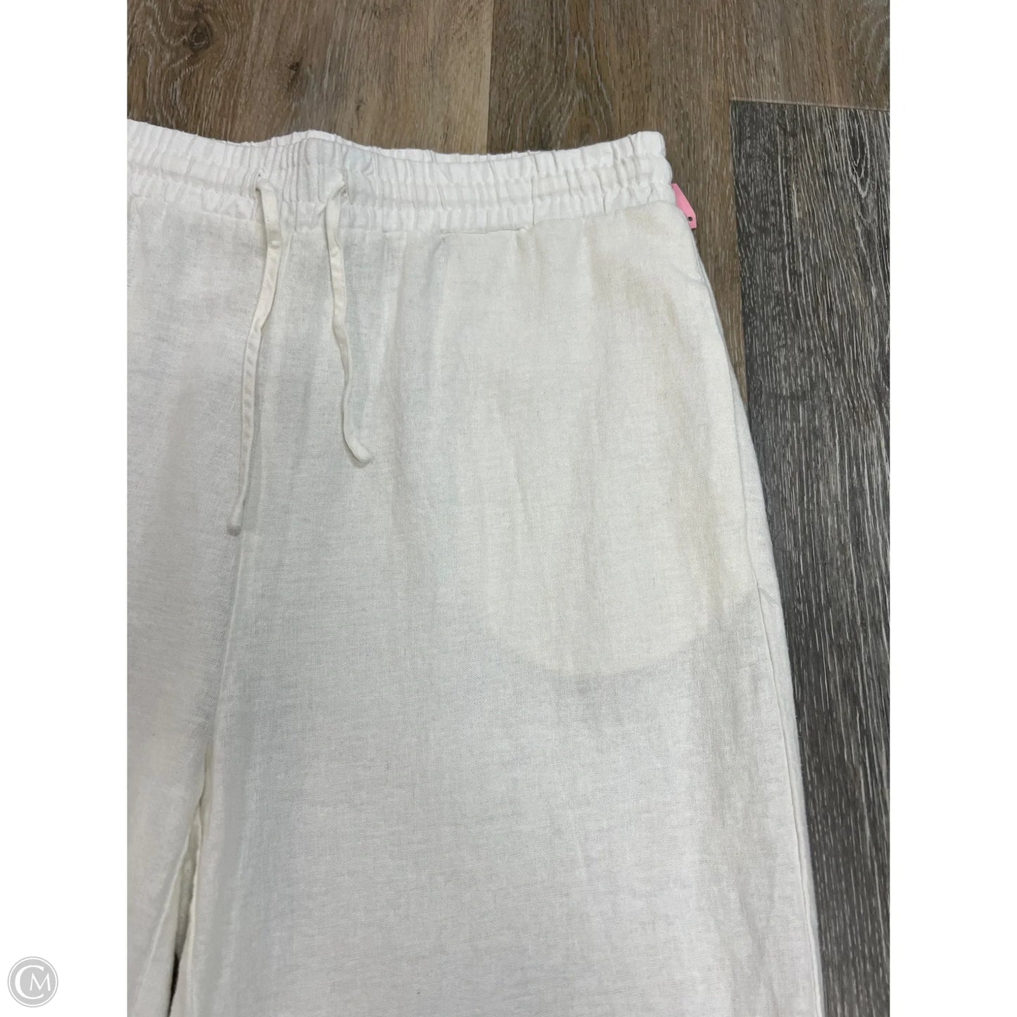 Pants Linen By Rachel Zoe In White, Size: L
