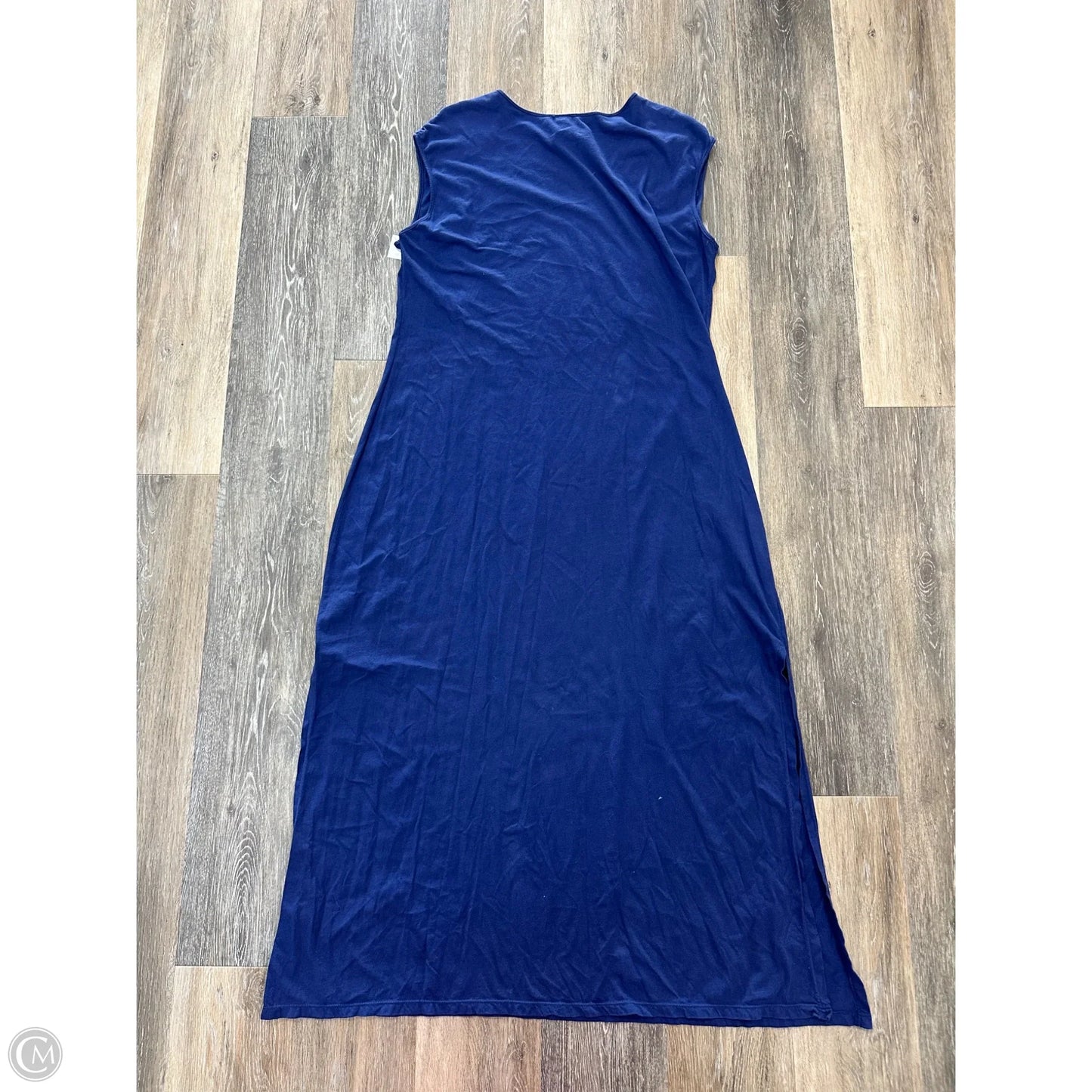 Dress Designer By Johnny Was In Blue, Size: M