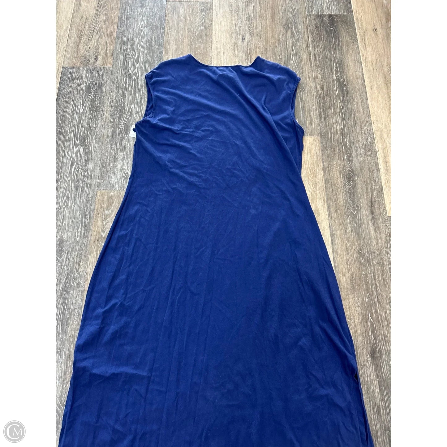 Dress Designer By Johnny Was In Blue, Size: M