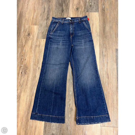 -Jeans Wide Leg By Askk Ny In Blue Denim, Size: 4/27