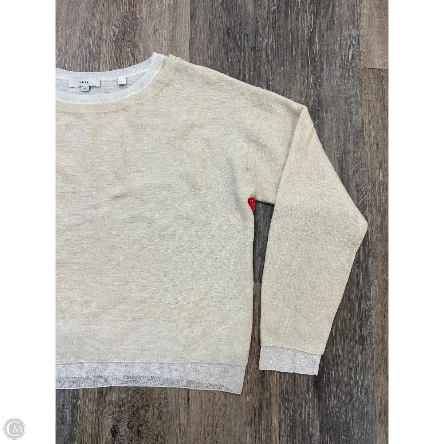 Sweater By Vince In Yellow, Size: S