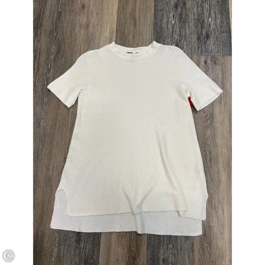 Top Short Sleeve By Eileen Fisher In White, Size: S