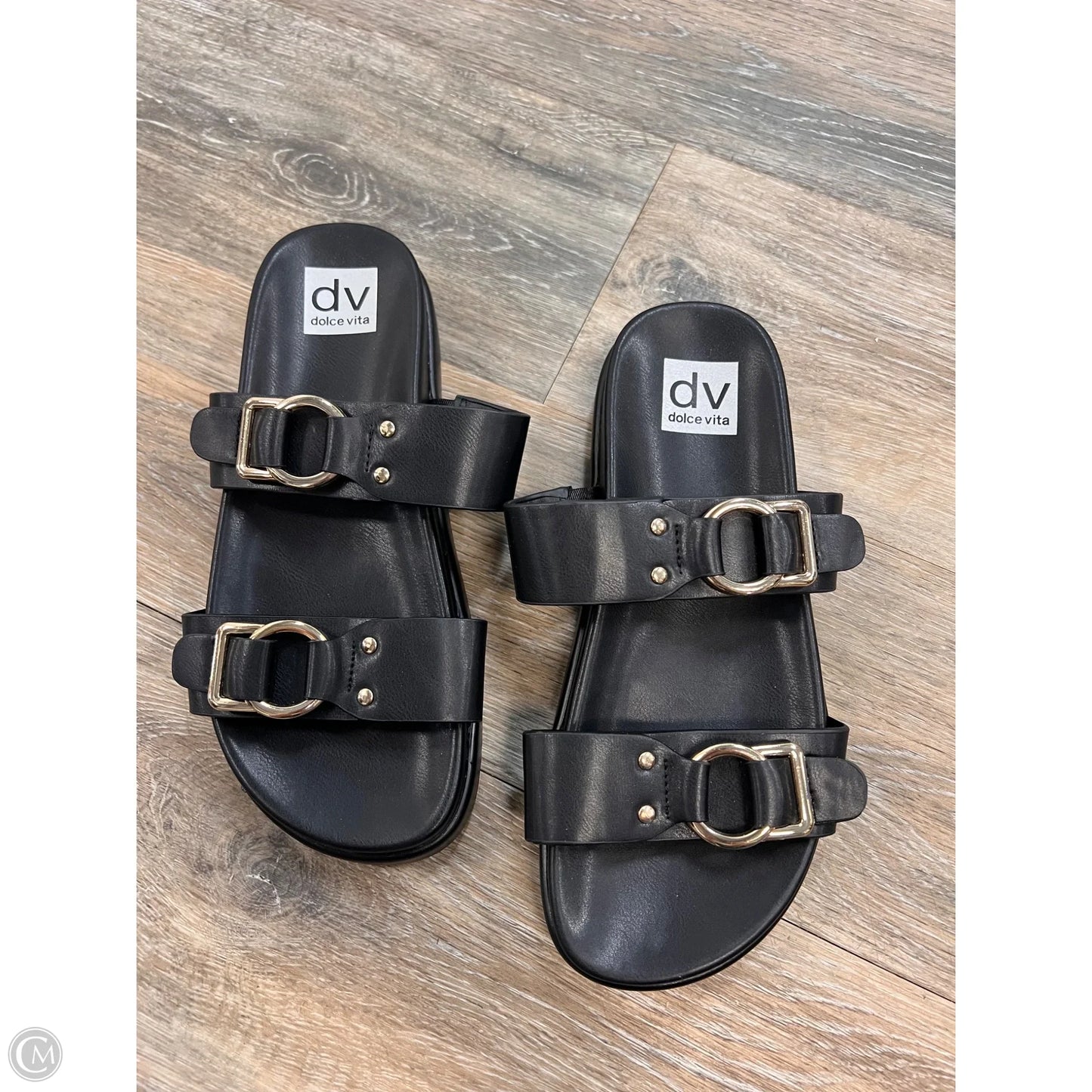 Sandals Flats By Dolce Vita In Black, Size: 8