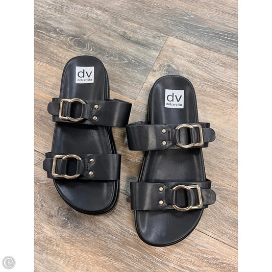 Sandals Flats By Dolce Vita In Black, Size: 8