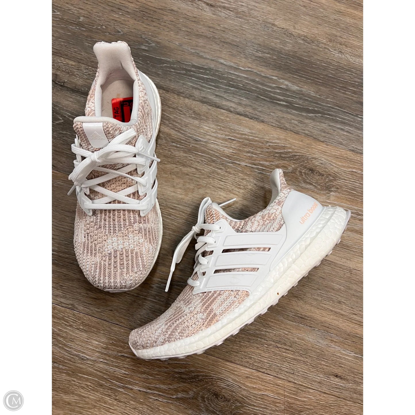 Shoes Athletic By Adidas In Cream & Tan, Size: 8