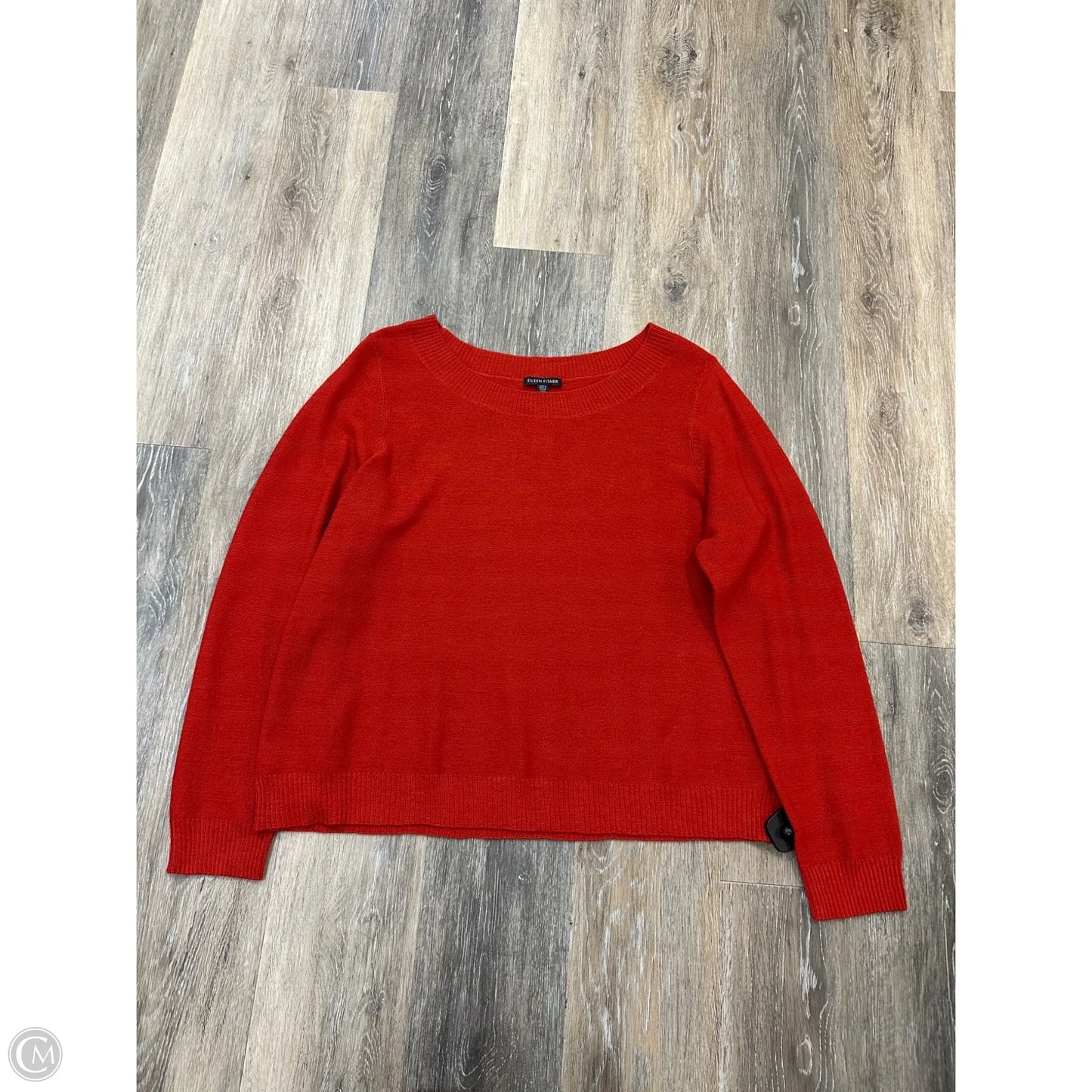 Sweater By Eileen Fisher In Red, Size: Xl