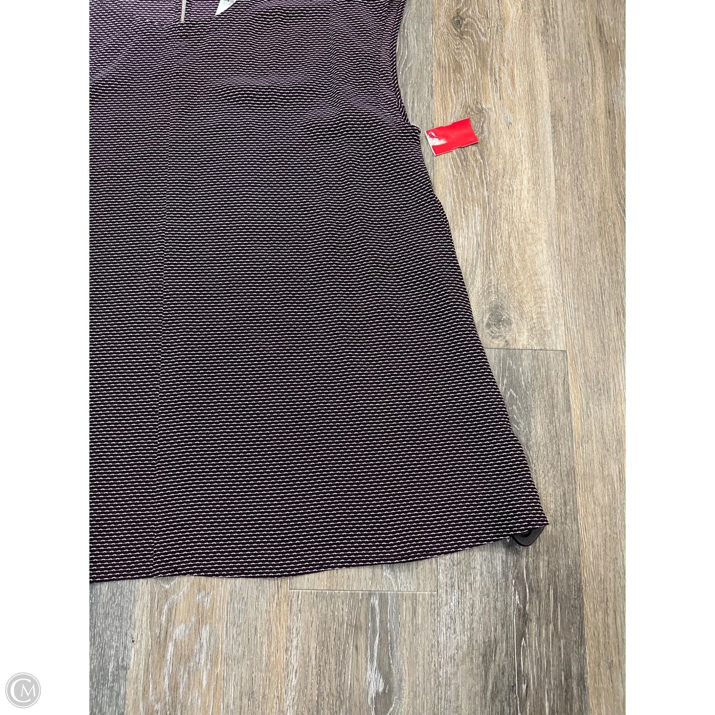 Top Sleeveless By Eileen Fisher In Maroon, Size: Xl