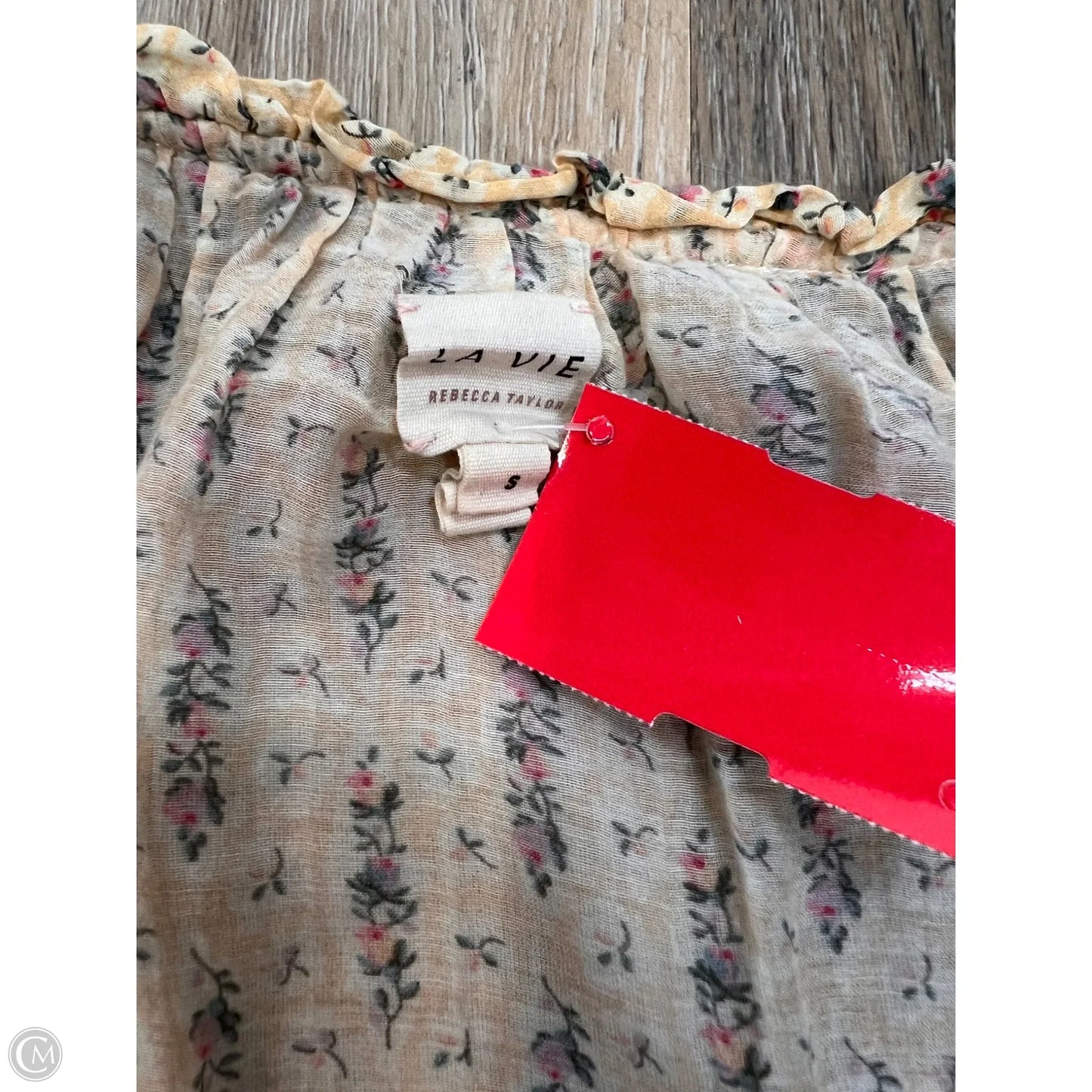 Top Short Sleeve Designer By Rebecca Minkoff In Floral Print, Size: S