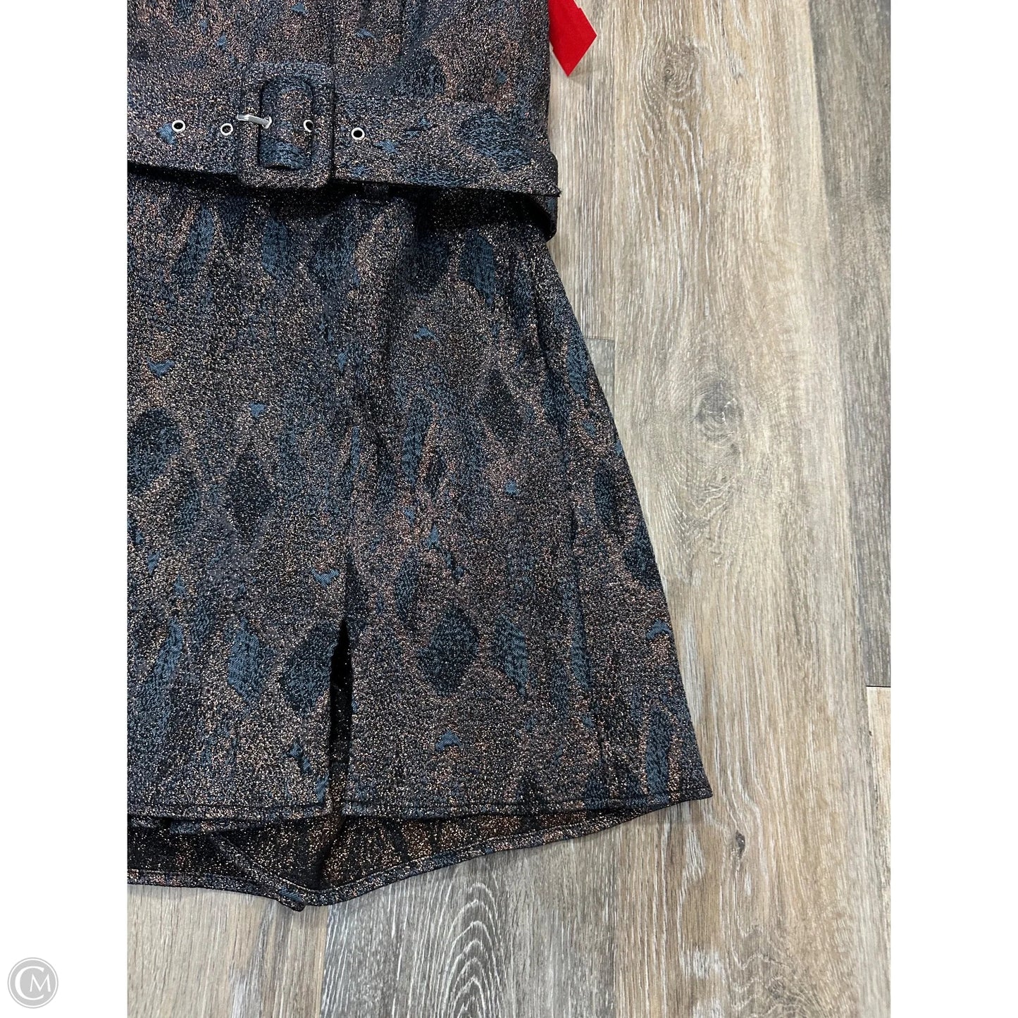 Romper By Lavender Brown In Blue & Gold, Size: Xs