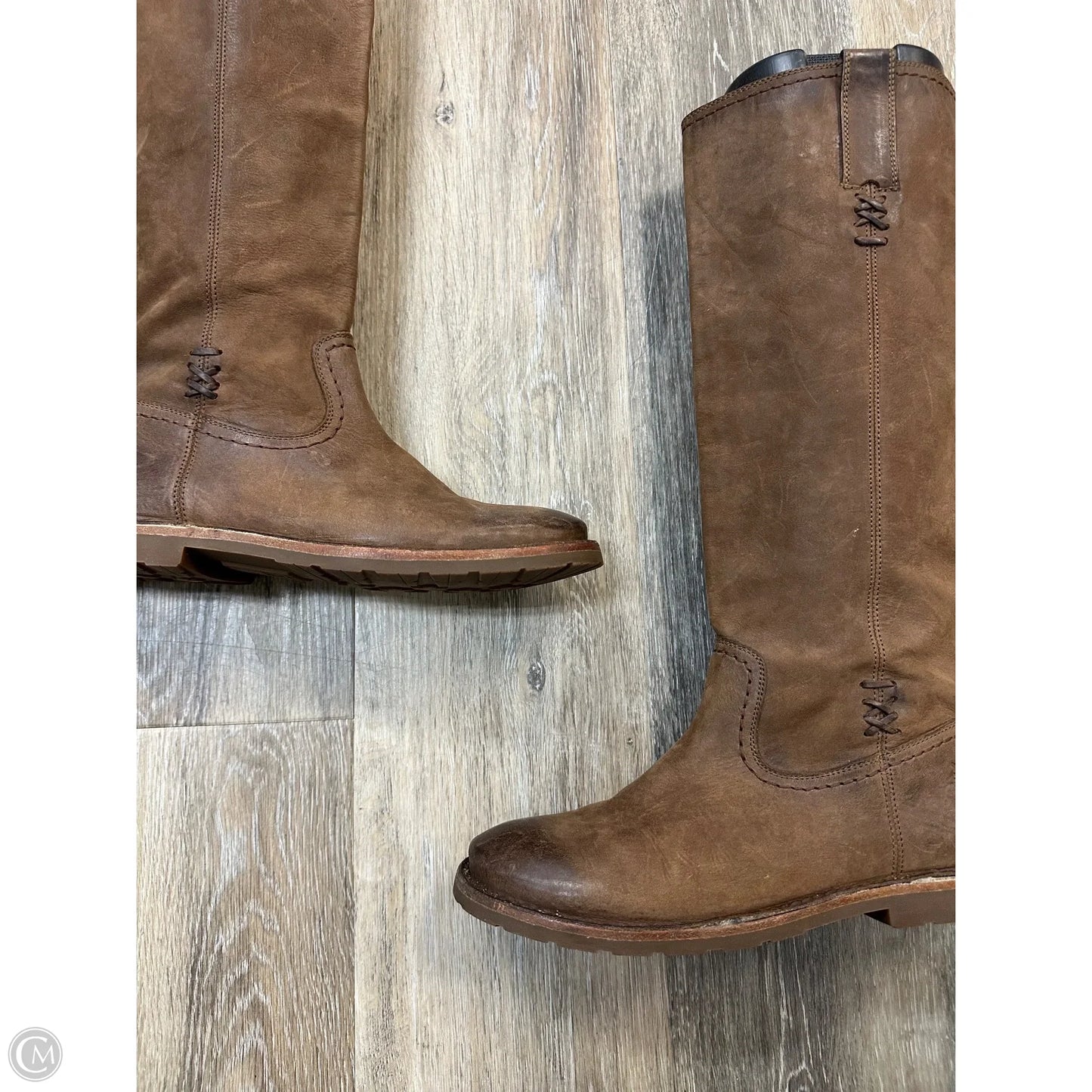 Boots Designer By Frye In Brown, Size: 6