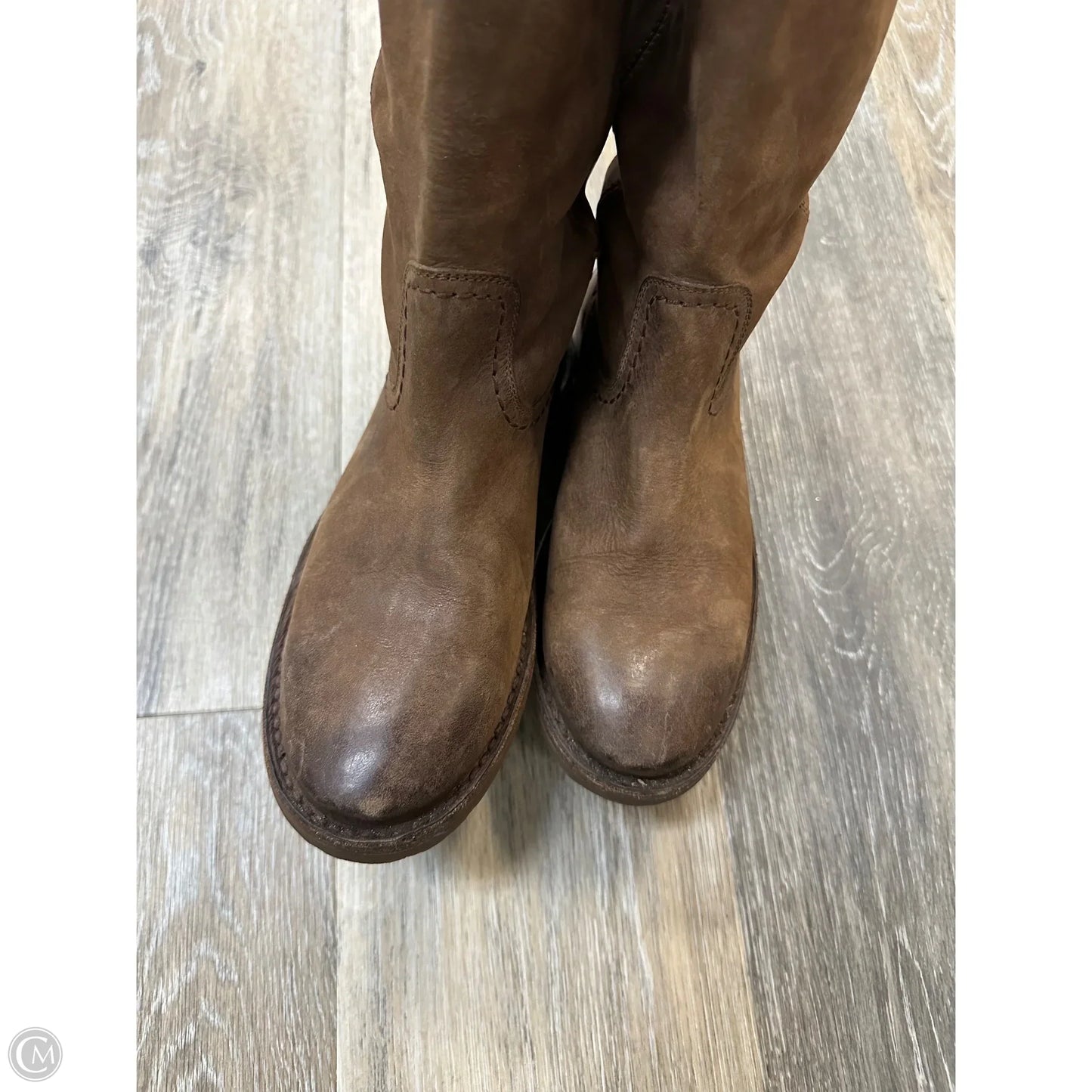 Boots Designer By Frye In Brown, Size: 6