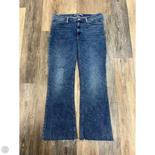 Jeans Straight By Hudson In Blue Denim, Size: 14/32