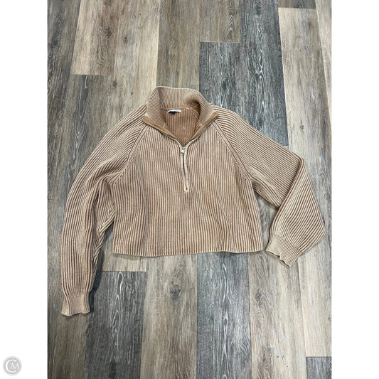 Sweater By American Eagle In Tan, Size: L