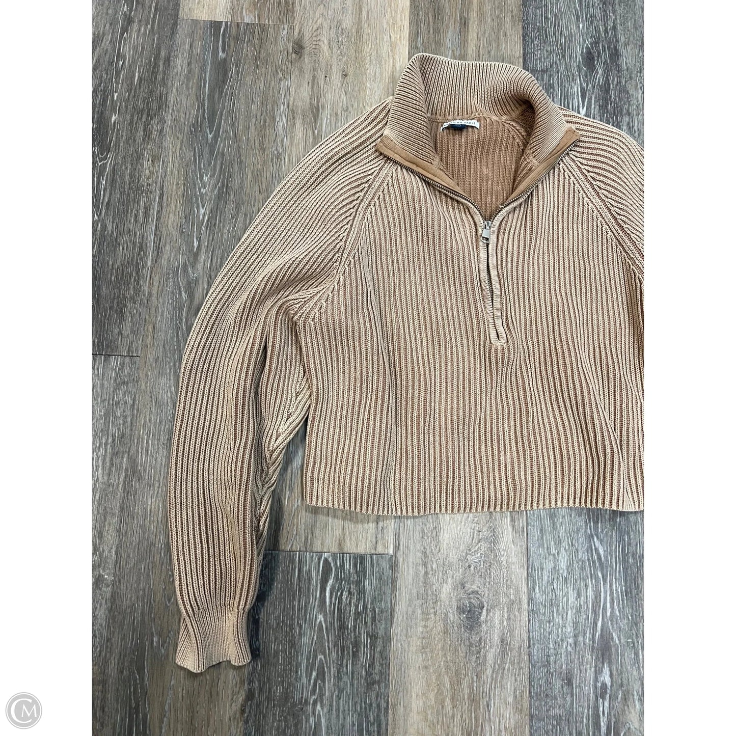 Sweater By American Eagle In Tan, Size: L