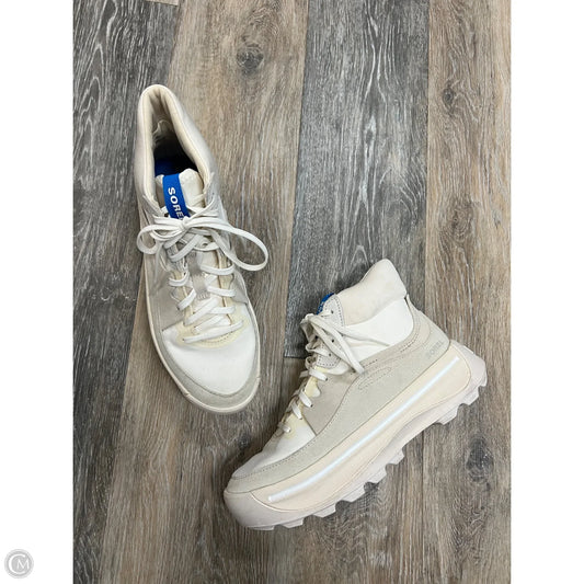 -Boots Snow By Sorel In Cream, Size: 7.5