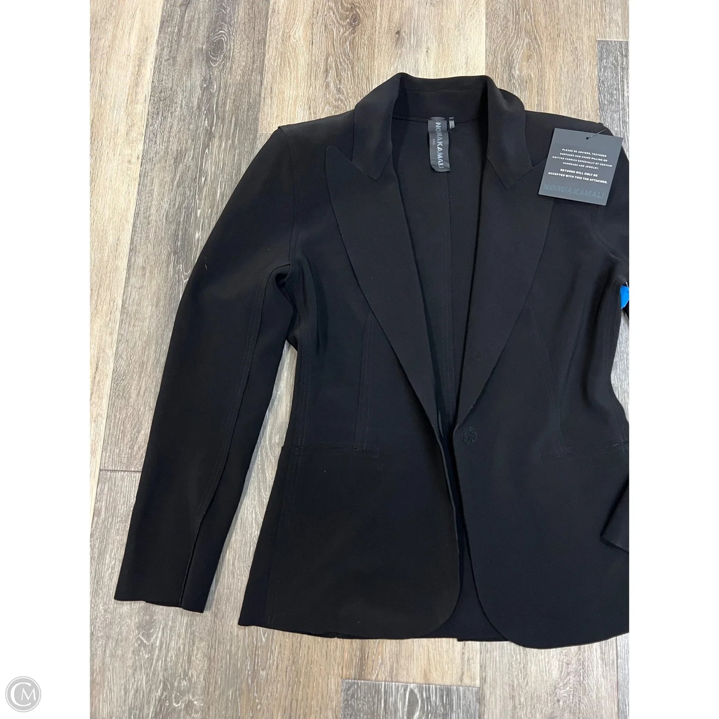 Blazer By Norma Kamali In Black, Size: S