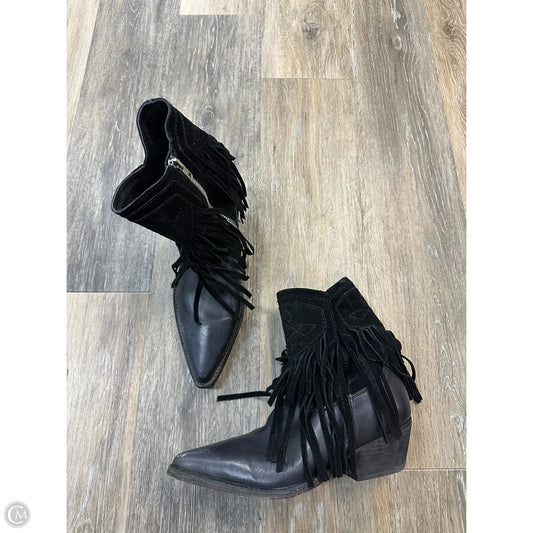 Boots Ankle Heels By Free People In Black, Size: 7.5