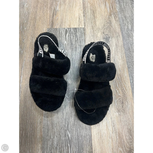 Sandals Designer By Ugg In Black, Size: 8