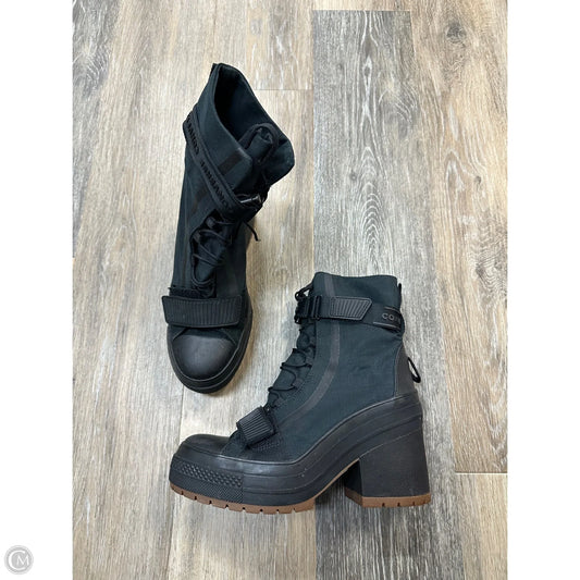 Boots Ankle Heels By Converse In Black, Size: 8