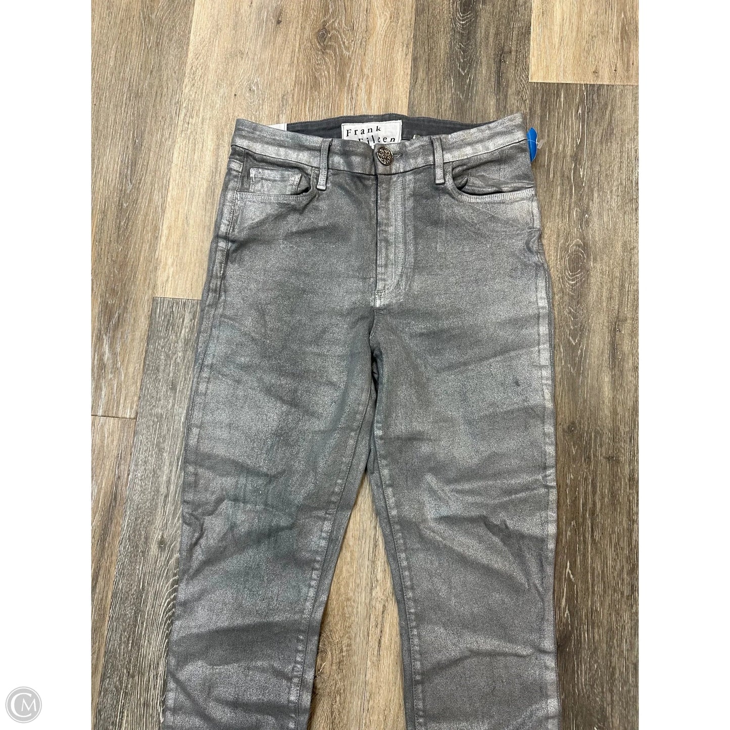 -Jeans Skinny By Frank And Eileen In Silver, Size: 10